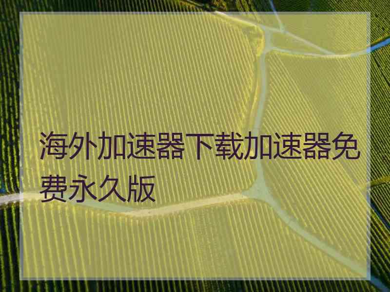 海外加速器下载加速器免费永久版