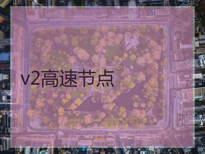 v2高速节点
