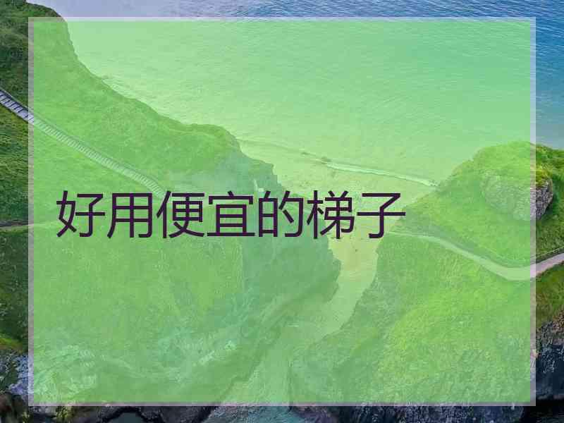 好用便宜的梯子