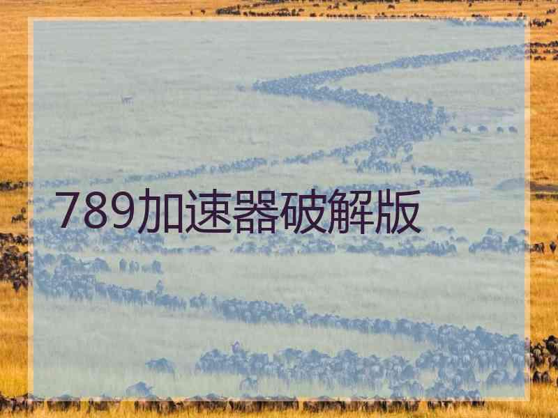 789加速器破解版