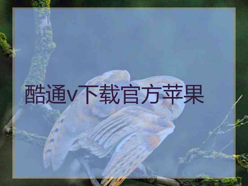 酷通v下载官方苹果