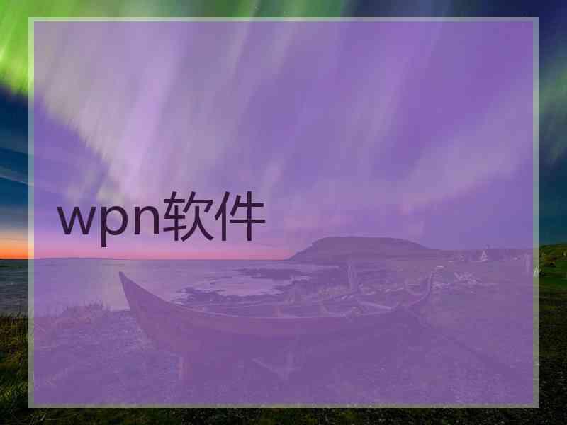 wpn软件