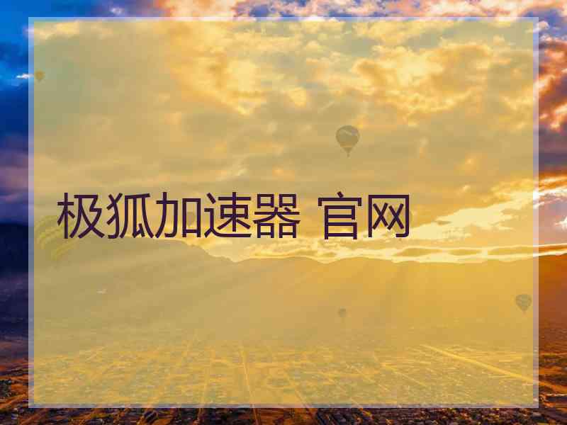 极狐加速器 官网