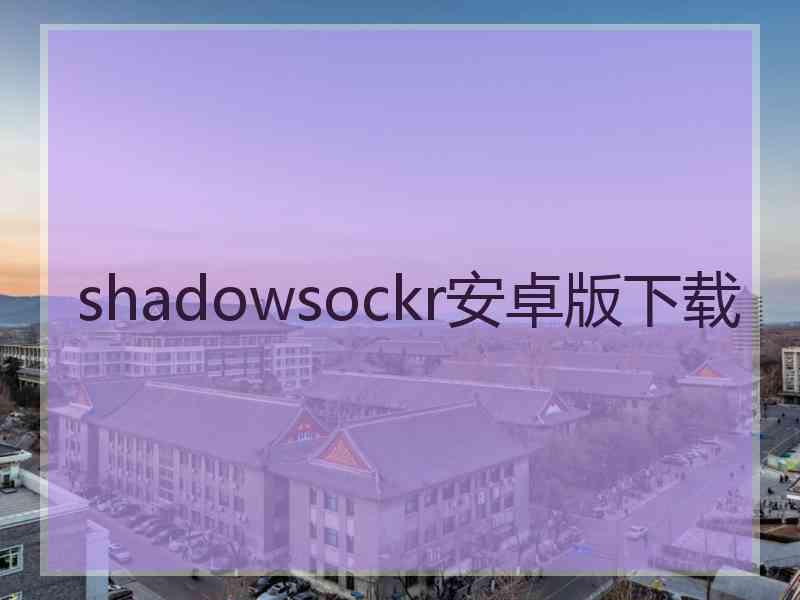 shadowsockr安卓版下载